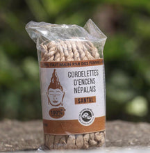 Charger l'image dans la galerie, Cordelettes d'encens népalais Santal Aromandise