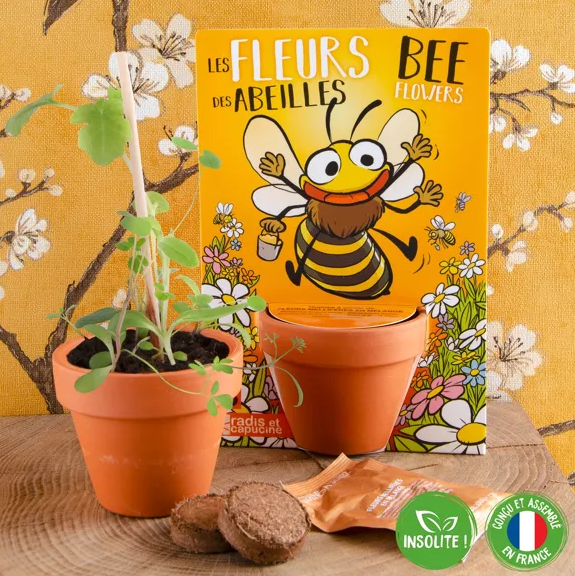 Les Fleurs des Abeilles Radis et Capucine