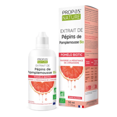 Extrait de pépins de pamplemousse Pomélo Biotic Propos' Nature