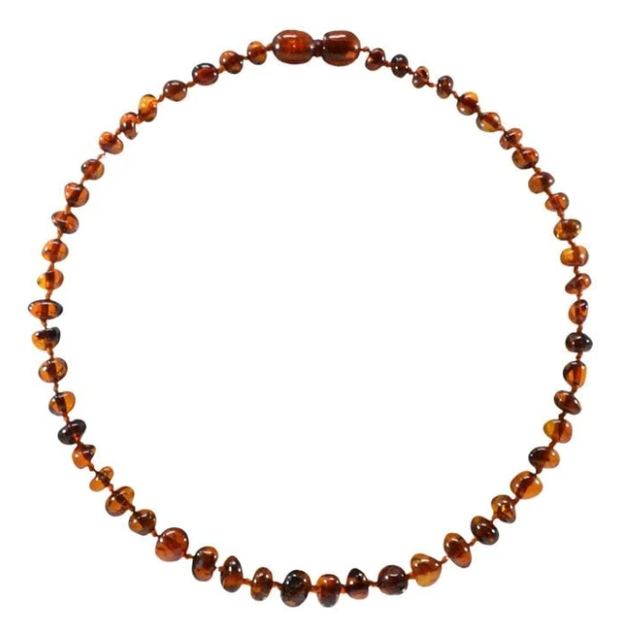 Collier d'ambre Cognac Irréversible Bijoux