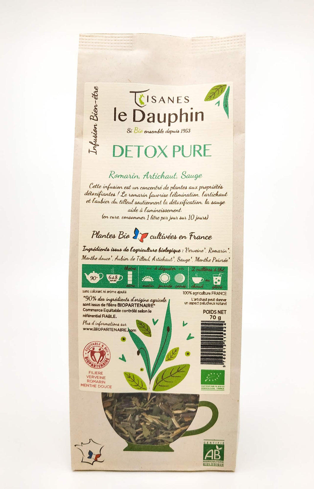 Detox Pure Tisanes le Dauphin